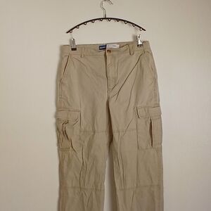 Womans Beige Cargo Pants